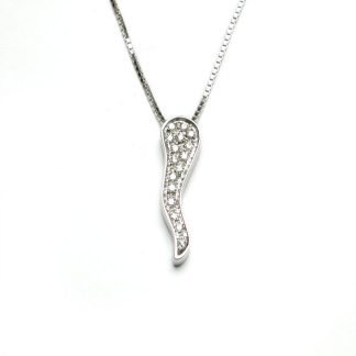 Salvini Cornetto Necklace White Gold