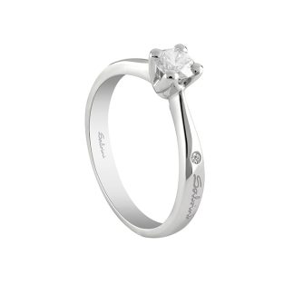Salvini Virginia Solitaire Ring in White Gold