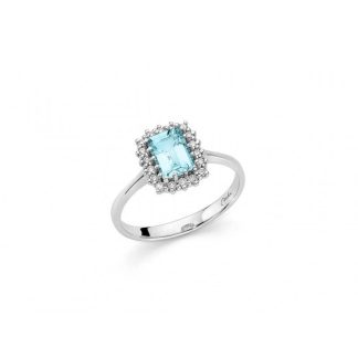 Miluna Aquamarine ring