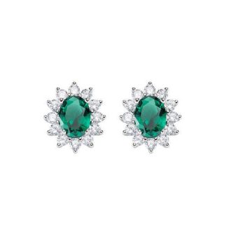 Royal Lady Zircon Earrings