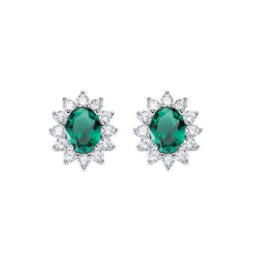 Royal Lady Zircon Earrings