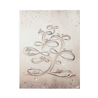 Quadro Infinito Cristalli Swarovski Legno Scritte Augurali