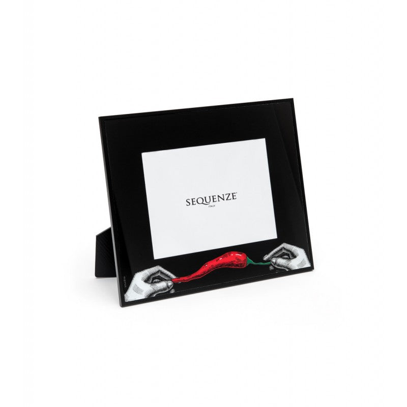 Cornice Portafoto Sequenze Linea Mani con Peperoncino